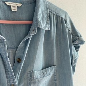 American eagle looks like denim dress (with belt)